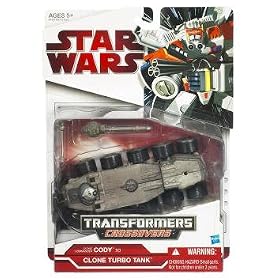 Star Wars Transformers Crossovers - COMMNDER CODY / TURBO TANK