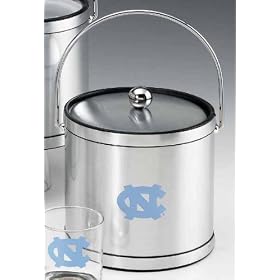Kraftware 20268 UNC 3 Quart Brushed Chrome Mylar Ice Bucket with Metal Cover by Kraftware