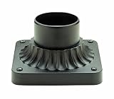 Trans Globe Lighting 100 AR 3-1/4-Inch Outdoor Square Pier Base, Antique Rust