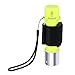 GHB Professional Diving Flashlight LED Submarine Flashlight Outdoor Waterproof Torch 600 Lumen Yellow