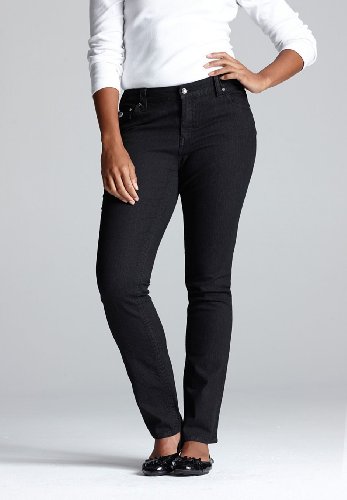 41SwOn6IoGL Avenue Plus Size Fancy Ankle Skinny Jean DARK