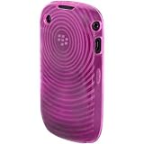 High Gloss Silicone TPU Cover for BlackBerry Curve 9300 8500 8530 8520 - Pink Circles