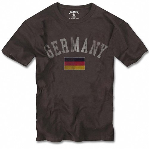 Germany '47 Brand Charcoal Vintage Scrum Country T-Shirt Germany '47 Brand Charcoal Vintage Scrum Country T-Shirt