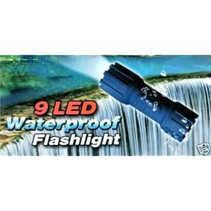 9 Led Waterproof Floating Flashlight
