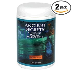 Ancient Secrets Mineral Baths, Aromatherapy Dead Sea, Lavender, 32 oz (2 Lbs) 908 G (Pack... by Ancient Secrets