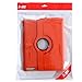 HDE Rotating iPad Case Magnetic Folding Leather Cover Folio Flip Stand for Apple iPad 2 iPad 3 iPad 4 (Orange)