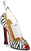 Zebra High Heel Wine Caddy