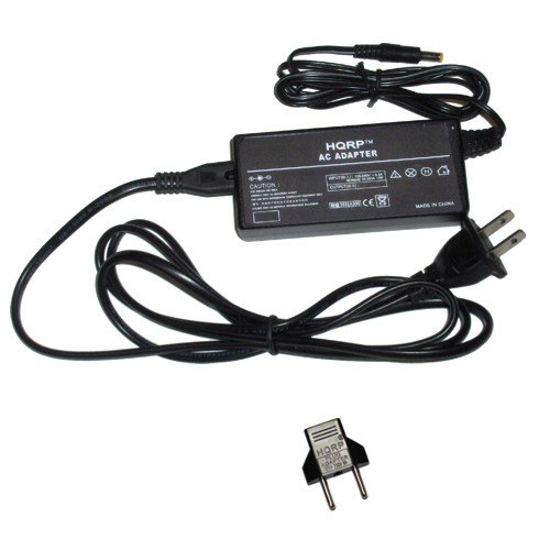 HQRP AC Power Adapter for Panasonic HDC-SD9, HDC-SD9P, HDC-SD9PC, HDC-SX5P, HDC-SX5PC Camcorder plus Euro Plug Adapter