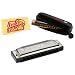 Hohner 81 Pocket Pal Harmonica Bundle with Harmonica Pouch and Polishing Cloth - Key of C