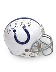 Collectibles: Andrew Luck Autographed Indianapolis Colts Mini Helmet ~Open Edition Item~ Panini Authentic - Panini Authentic