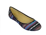 Scouts Stripe Black Tribal Print Flat