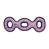 Tuffy Ultimate Series 3-Way Tug Toy, Pink Leopard