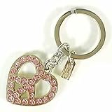 (�R�[�`)COACH �L�[�z���_�[ [�p���F �n�[�g �s�[�X�T�C�� �L�[�t�H�u] 92691 SV/PK(�s���N) ���s�A���i
