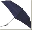 Totes - Adult Mini Auto Open/Close Navy Umbrella