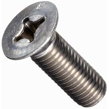 Stainless Steel 18-8 Machine Screw, 100 Degree Flat Head, Phillips Drive, MIL-SPEC