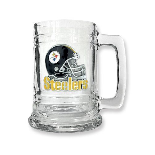 Pittsburgh Steelers 15oz Glass Tankard