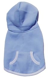 Dog Hoodie Sweatshirt Jacket, BLUE Small