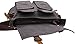 MONA Canvas Vintage Durable Men Travel Laptop School College Backpack Dark Grey