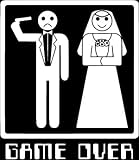 Produkt-Bild: GAME OVER Verheiratet Hochzeit Ehe Heirat Funshirt