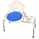 Health Circle Model 12405, Slide and Swivel Bath Bench, Height Adjustable Legs