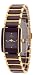 Oniss Women's Caprice Collection Burgandy Ceramic Watch with Gold Trim ON-294-LG4