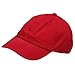Youth Washed Chino Twill Cap-Red OSFM