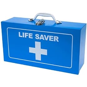 Life Saver medicine cabinet blue