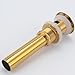 KES Bathroom Faucet Vessel Vanity Sink Pop Up Drain Stopper with Overflow, Ti-PVD Finish