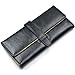 KLOUD City ® Black synthetic leather women wallet with a strap closure