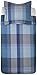 Amazon Brand – Pinzon Lightweight Cotton Flannel Duvet Set - Twin, Blue Plaid
