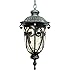 Yosemite Home Decor 519MHIORB Viviana 1-Light Hanging Exterior Light with Gold Stone Glass