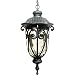 Yosemite Home Decor 519MHIORB Viviana Collection Nine-Inch Incandescent Hanging Exterior Sconce, Oil-Rubbed Bronze Frame with Gold Stone Glass