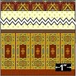Victorian Tripartite Dollhouse Wallpaper