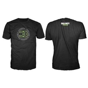 T-Shirt 'Call of Duty Modern Warfare 3' - Countries 3 - noir - Taille XL