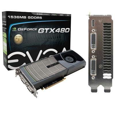EVGA nVidia GeForce GTX480 1536 MB DDR5 2DVI/HDMI PCI-Express Video Card