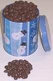 Scott's Cakes Chocolate Raisins in a Blue Snowman Can