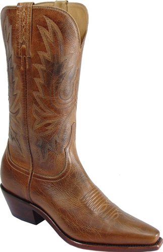 LUCCHESE Charlie 1 Horse Womens Cowboy Cowgirl Western Boots Tan Mad Dog