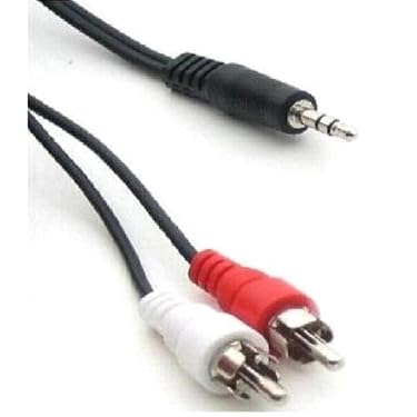 Compatible Cvr205ah205 Audio Y Cable 35mm Mini Stereo Plug To Twin Rca Plugs