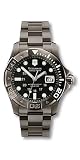 Best Prices Victorinox Swiss Army Men’s 241264 Dive Master 500 Ice Black Dial Watch Titanium Chronograph Watches