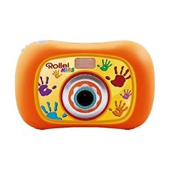 Rollei KIDS 100 VGA Kamera (2 fach digital Zoom,3,81 cm (1,5 Zoll ) Display, 64 MB Speicher) orange