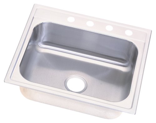 Revere Carrington 25-by-22-by-8 Inch Single Bowl Stainless Steel Kitchen Sink