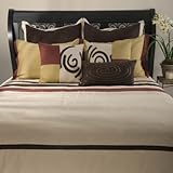 IMAGE OF Rizzy Home BT-643 Tundra Bedding Set in Cream / Brown
