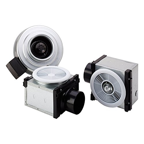 Fantech PB 270L10V-2 270 CFM Dual Grille Bath Fan 10W LED light and vent only, Uses 4