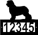 Custom Crafted OLD ENGLISH SHEEPDOG Steel Address Sign