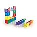 PowerClix Solids Magnetic Building Blocks Set, 94 Piece Magnetic Tiles, STEM Educational Construction Toy