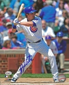 Ryan Theriot Signed Chicago Cubs Home 8x10 Photo