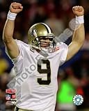 Drew Brees Saints Super Bowl Arms Raised 8x10 Photo