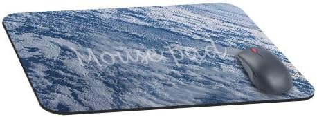 Standard Mouse Pads for Optical/ Trackball Mouse Thickness Mousepads with Cosmos Earth From Space Anti-Slip in 260x210x3MM(10"X8")
