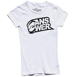 Answer Racing Stacked Women's Short-Sleeve Racewear Shirt - White