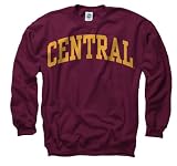 Central Michigan Chippewas Maroon Arch Crewneck Sweatshirt